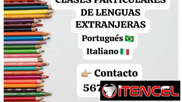 PORTUGUÉS E ITALIANO CLASES PRESENCIALES