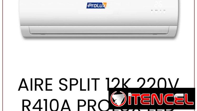 1-AIRE SPLIT 12K 220V R410A LUXOR LED $220.00 $195.00