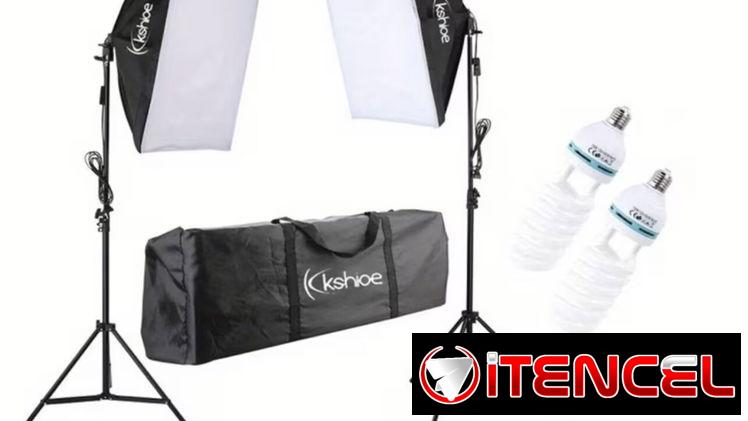 Trípode 2M + Softbox cada  uno