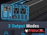 XDZWATT Inverter de onda pura 2200W Continuos 4500W pico 12v a 120v 60hz