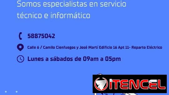 Servicios de Informática, mantenimiento a laptop, PC de escritorio, software, etc…