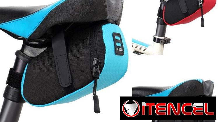 🔲​ BOLSO TRASERO PARA BICICLETA 🔲​ VA AL SILLIN 🔲​ COLOR NEGRO ZIPPER 🔲​ 5.887.2360