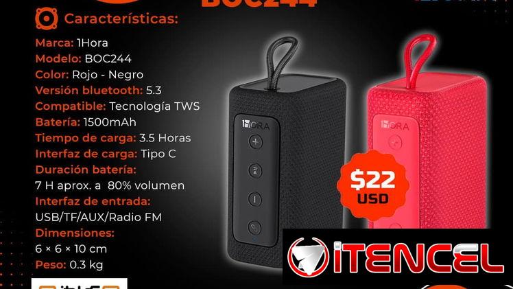 🔈PARLANTE 🔈1 HORA BOCINA BLUETOOTH DURACIÓN 7H APROX. SERVICIO DE ENTREGA CON FACTURA Y GARANTÍA. TLF 54833699