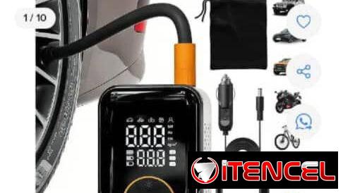 52849429 Compresor Inflador Portatil Playa