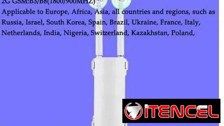 KuWFi 4G ROUTER WIFI para exteriores 300Mbps impermeable