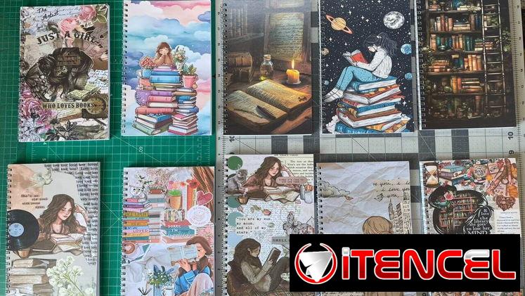 Libretas de calidad, personalizadas 100 pág.. En plaza de la Rev. domicilio disponible