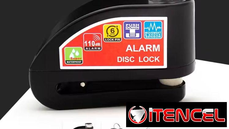 Candado alarma para moto. Los q se ponen en el disco de frenos. Trae a, nuevos en su caja a estrenar por usted. Calidad.