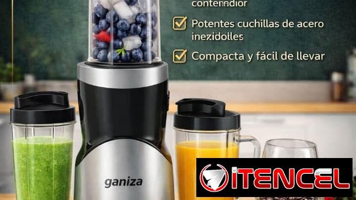 🥤 Licuadora 900W Multifuncional (15 piezas)