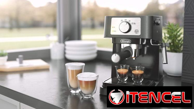 Cafetera Delonghi MOD. STILOSA doble disparo 15BAR 1100W C/ depósito de agua 1.1L y brazo espumante NUEVA Tf-> 59030040