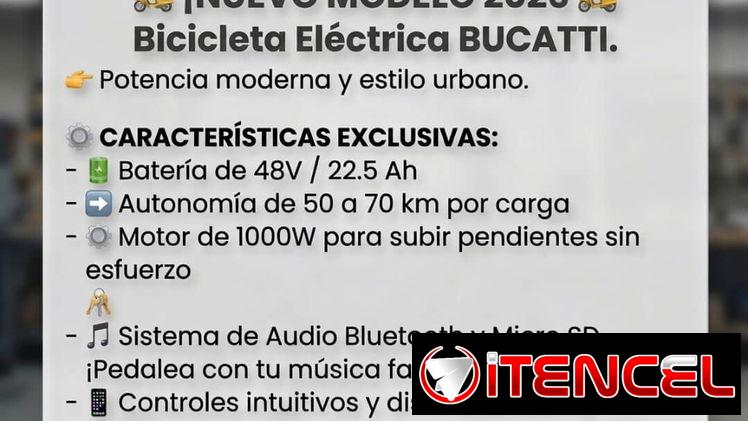 BUCATTI Bicicletas Eléctricas