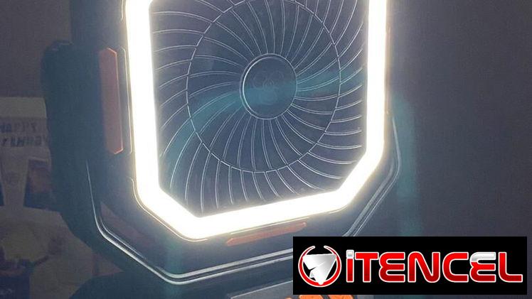 Ventilador Recargable f22 40,000 mAh – Autonomía Extremada. Precio: 70 USD. ✅Duración de la batería Hasta 128 horas en v