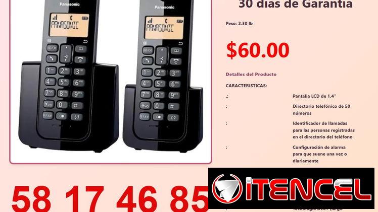 TELÉFONO INALÁMBRICO  KX-TGB112LAB PANASONIC