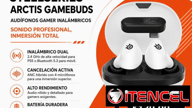 SteelSeries Arctis GameBuds Inalámbricos para PS5 y Bluetooth | Audífonos Gamer en La Habana