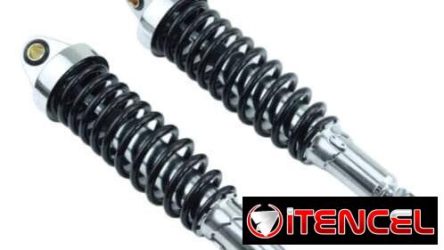 Amortiguadores de moto eléctrica y de combustión 33 cm