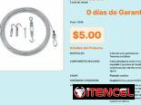Cable de Acero Galvanizado con Tensor Regulable de Alta Firmeza Calidad Real VPT#-0432
