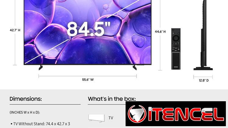 TV SAMSUNG 85 PULGADAS 2025 Crystal UHD MENSAJERÍA INCLUIDA GARANTIA 3 MESES