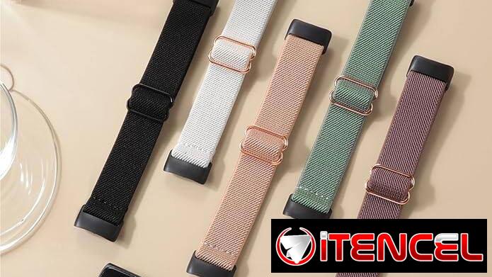 * Paquete de 5 correas elásticas de nylon para Fitbit Charge 5 y Charge 6