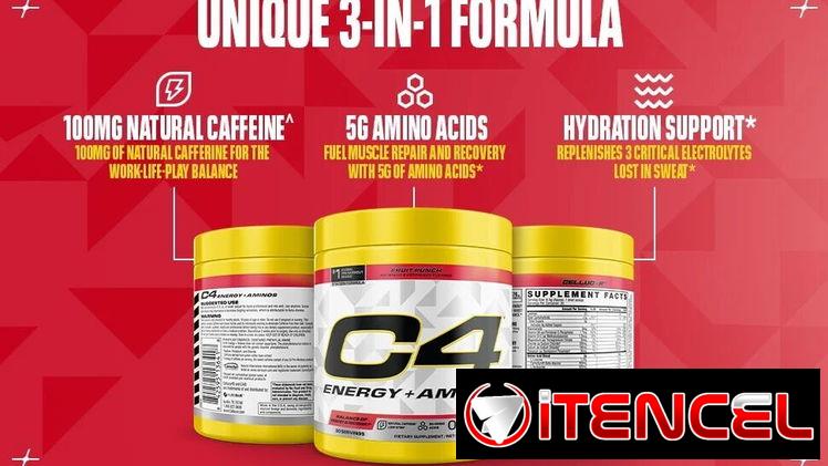 🛒✔ PRE ENTRENO C4 3X1 , CON AMINO Y HYDRATACION 27 USD/EURO/CUP