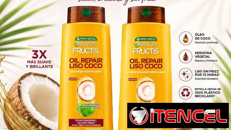 Set S/A Garnier Fructis Oil Repair Liso Coco