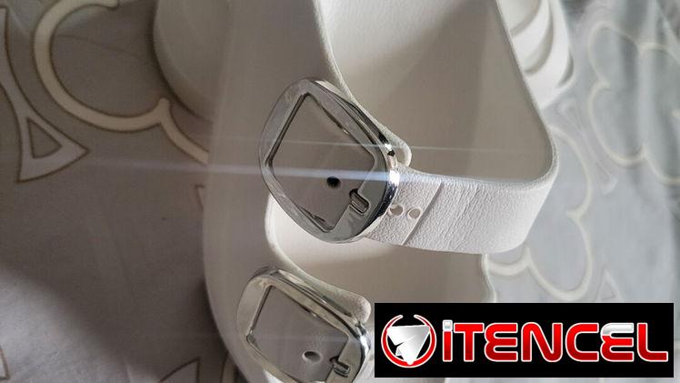 Sandalias prácticas de gama color blanco hueso número 36