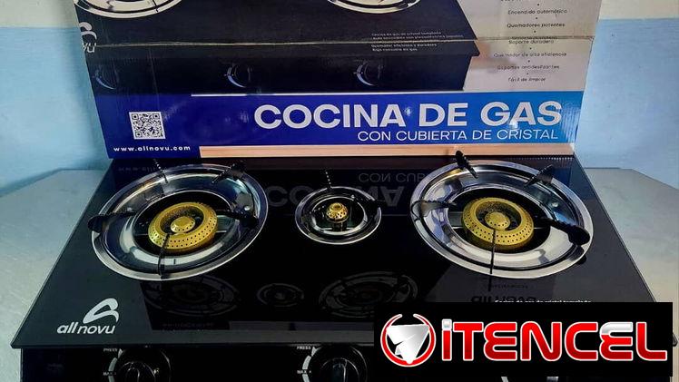 Cocina 3 hornillas de gas All Novu (Td)