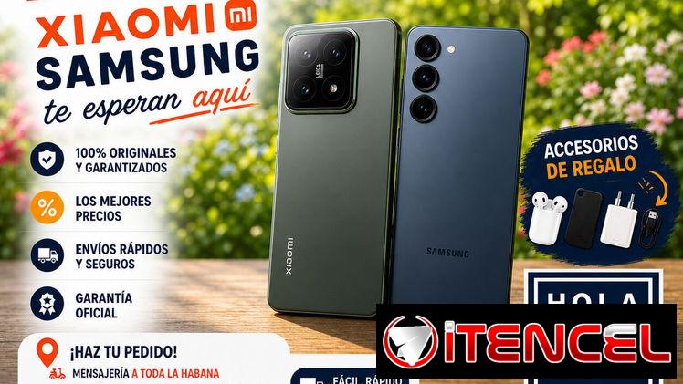 Tienda de moviles xiaomi y samsung.  nuevos en caja, garantía y mensajeria gratis para algunos municipios de la habana.