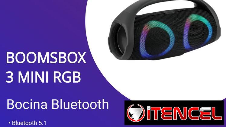 Bocina Bluetooth BoomsBox 3 mini