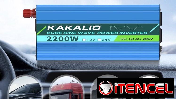 Inversor, Convertidor de 2200w onda pura. Nuevo
