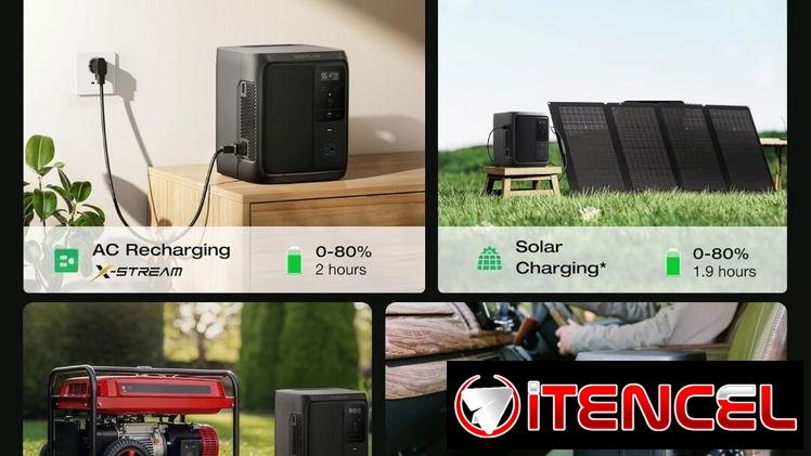 ECOFLOW Estación de energía portátil DELTA 3 1000 Air nuevo sellado