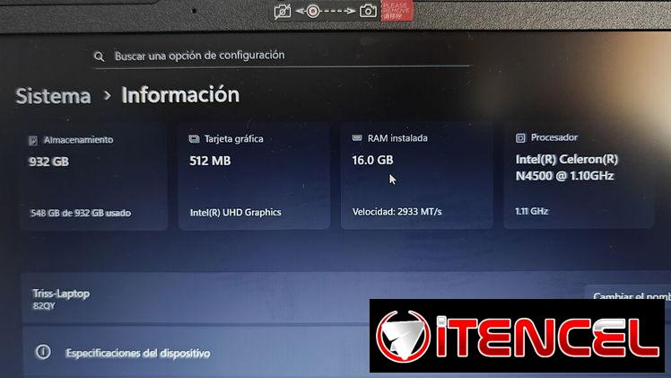 Laptop Lenovo nueva en su caja