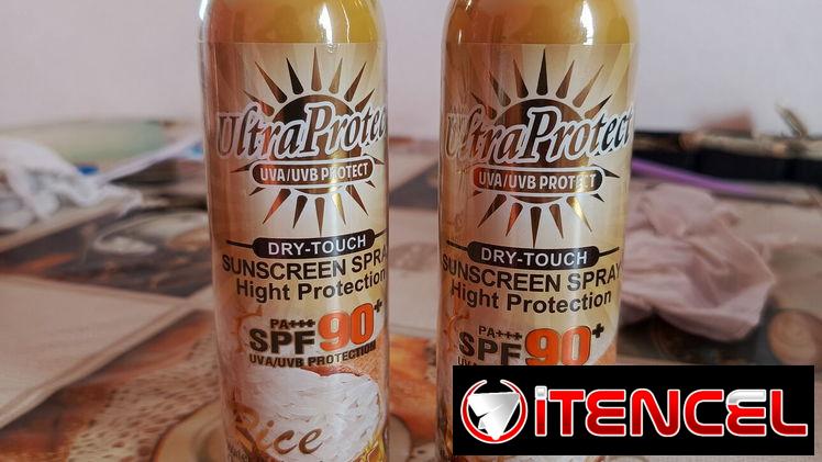 Protector solar spray de alta protección contra rayos UV