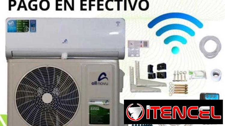 Aire acondicionado de 1 tonelada 220V con soporte y protector de voltaje incluido, aires portátiles y enfriadores, split