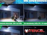 lampara recargable con panel solar