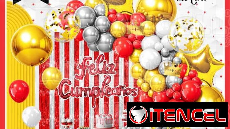 Globos, decoraciones para cumpleaños
