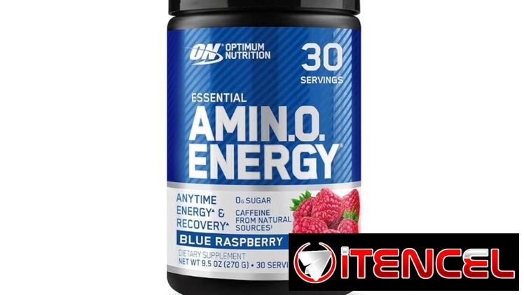 Optimum Nutrition Amino Energy – 30 Servicios Blue Raspberry 25$ +Un regalo