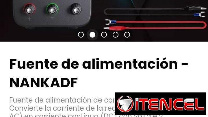 Fuente de alimentación – NANKADF. Corriente de salida máx: 30V – 10A (300W)