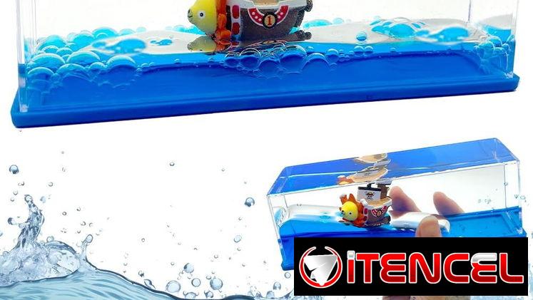 🚢 Barco One Piece en Botella | Juguete Decorativo Insumergible | Regalo Ideal para Fans del Anime ⛵