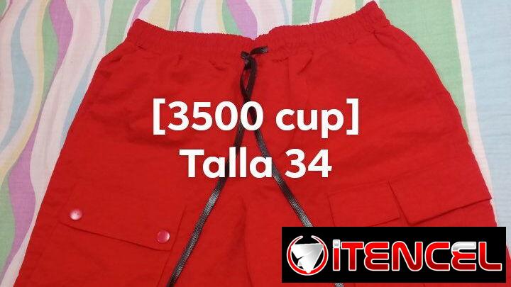 Shores  excelente  calidad. Marca HM. Talla 34,32 y L. Talla  L 0 32 son  iguales.