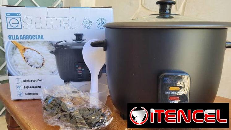 ‼️Olla Arrocera 1.5 lts. Nuevas, Marca Estelectric. Color Negro ‼️