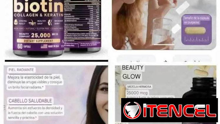 BIOTINA LO MEJOR PARA CABELLO,  UÑAS Y PIEL
