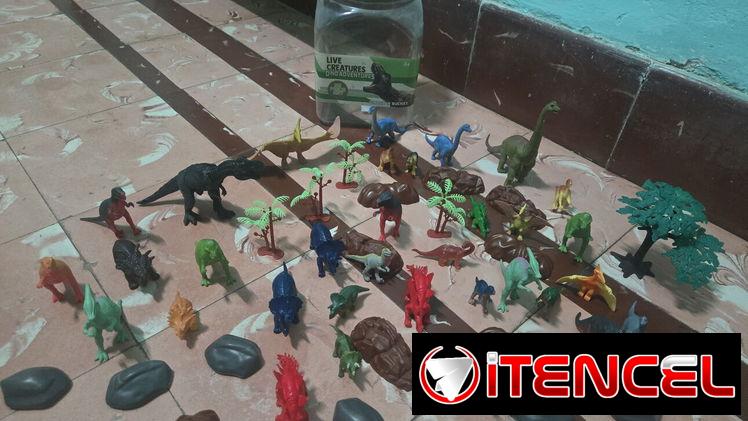 Se vende este maravilloso juego de dinosaurios con todas las especies