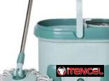 🧼 Fregona Giratoria con Cubo y centrifugador de Acero Inoxidable. Solo mensajeria. Precio 30 usd