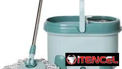🧼 Fregona Giratoria con Cubo y centrifugador de Acero Inoxidable. Solo mensajeria. Precio 30 usd