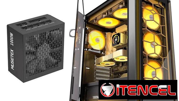Chasis MUSETEX G07 ATX con 6 fanes argb con cristal lateral y frontal newq🎁🎁☎️58001943