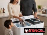 Lavadora milexus semiautomática 7kg blanca