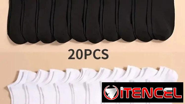 🧦​ PACK DE MEDIAS CALCETINES 🧦​ TRANSPIRABLES 🧦​ COLORES BLANCO – NEGRO 🧦​5.887.23.60