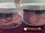 Pote de Ligas de pelo finitas a 5cup c/u