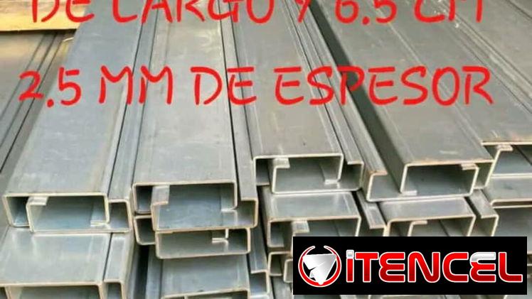 Purles de 2.50 de largo x 7 cm de bacho y 2.5 mm de espesor .galbanizados originales maxima calidad d