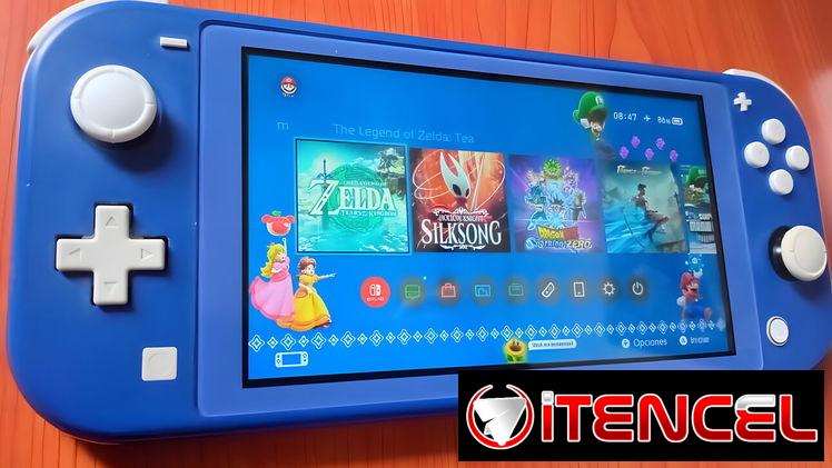 Nintendo Switch Lite Pirateada + Cargador