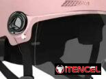 Cascos para moto modelo jet con visor caño ar para protejer los ojos de las inclemencias del tiempo y la vía y del sol